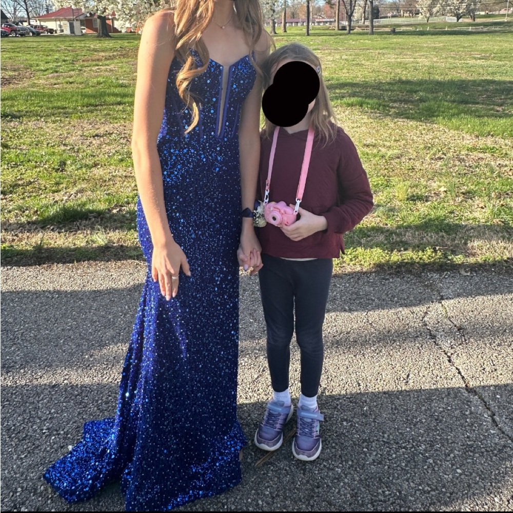 Sherri Hill 55344 Royal Blue Prom Dress